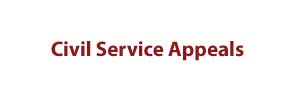 Civil Service Appeals
